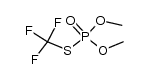 O,O-dimethyl-S-trifluoromethyl phosphorthioate结构式