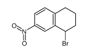 1-bromo-7-nitro-1,2,3,4-tetrahydronaphthalene结构式