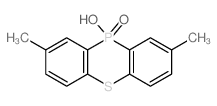 10H-Phenothiaphosphine,10-hydroxy-2,8-dimethyl-, 10-oxide Structure