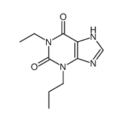 1-Ethyl-3-propylxanthine结构式