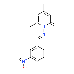 4,6-dimethyl-1-{[(E)-(3-nitrophenyl)methylidene]amino}pyridin-2(1H)-one picture