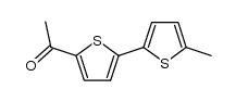 1-(5'-methyl-2,2'-bithiophene-5-yl)ethanone结构式
