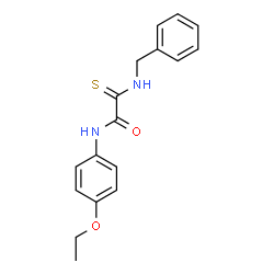 2-(Benzylamino)-N-(4-ethoxyphenyl)-2-thioxoacetamide structure