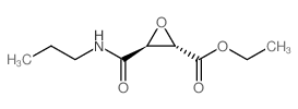 (2S,3S)-ETHYL 3-(PROPYLCARBAMOYL)OXIRANE-2-CARBOXYLATE Structure