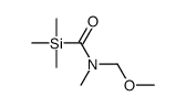 N-(methoxymethyl)-N-methyl-1-trimethylsilylformamide结构式