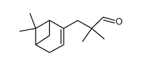 tetramethyl bicyclo-2-heptene-2-propionaldehyde结构式
