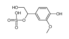 1-hydroxy-4-(2-hydroxy-1-sulfooxy-ethyl)-2-methoxy-benzene Structure