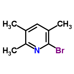 2-Bromo-3,5,6-trimethylpyridine structure