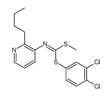 Butyl (3,4-dichlorophenyl)methyl-3-pyridinylcarbonimidodithioate Structure