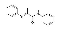 N-phenyl-2-(phenylimino)propanamide结构式