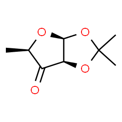 1-O,2-O-Isopropylidene-5-deoxy-β-D-threo-3-pentosulofuranose Structure