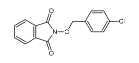 2-((4-Chlorobenzyl)oxy)isoindoline-1,3-dione Structure