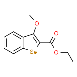 3-Methoxybenzo[b]selenophene-2-carboxylic acid ethyl ester structure