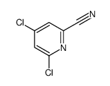 4,6-dichloropyridine-2-carbonitrile structure