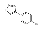 4-(4-bromophenyl)-1,2,3-thiadiazole Structure