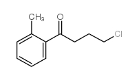 4-chloro-1-(2-methylphenyl)butan-1-one结构式