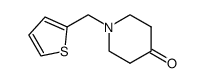 1-(2-thiopheneyl)methyl-4-piperidone Structure