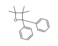 2,2,3,3-tetramethyl-4,4-diphenyloxetane Structure