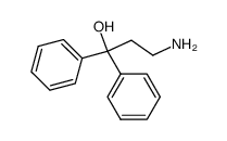 3-hydroxy-3,3-diphenyl-propylamine结构式