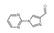 1-pyrimidin-2-ylimidazole-4-carbaldehyde Structure