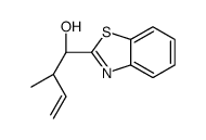 (1S,2R)-1-(1,3-Benzothiazol-2-yl)-2-methyl-3-buten-1-ol结构式