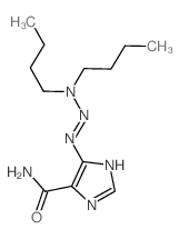 1H-Imidazole-4-carboxamide,5-(3,3-dibutyl-1-triazen-1-yl)- Structure