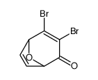 2,3-dibromo-8-oxabicyclo[3.2.1]octa-2,6-dien-4-one结构式