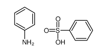 benzenesulphonic acid, compound with aniline (1:1) Structure