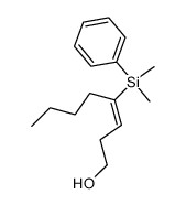 (E)-4-dimethylphenylsilyl-3-octen-1-ol Structure