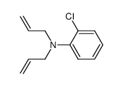 N,N-diallyl-(2-chloro-phenyl)-amine结构式