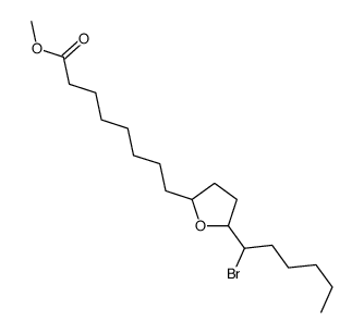 methyl 8-[5-(1-bromohexyl)oxolan-2-yl]octanoate Structure
