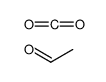 acetaldehyde,carbon dioxide Structure