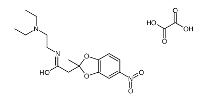 N-(2-Diethylaminoethyl)-2-methyl-5-nitro-1,3-benzodioxole-2-acetamide picture
