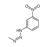 1-Methyl-3-(3-nitrophenyl)triazene结构式