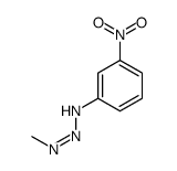 1-Methyl-3-(3-nitrophenyl)triazene structure