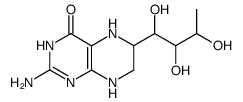 2-amino-6-(1,2,3-trihydroxy-butyl)-5,6,7,8-tetrahydro-3H-pteridin-4-one Structure