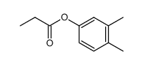 propionic acid-(3,4-dimethyl-phenyl ester)结构式