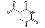5-nitro-2-thioxo-2,3-dihydro-1H-pyrimidin-4-one结构式