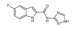 1H-Indole-2-carboxamide,5-fluoro-N-1H-1,2,4-triazol-3-yl-(9CI) picture