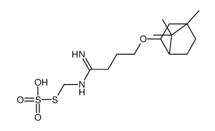 2-[4-amino-4-(sulfosulfanylmethylimino)butoxy]-4,7,7-trimethylbicyclo[2.2.1]heptane Structure