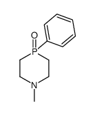 1-methyl-4-phenyl-4-oxotetrahydro-1,4-azaphosphorinane结构式