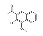 1-(3-hydroxy-4-methoxynaphthalen-2-yl)ethanone Structure