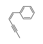 (Z)-pent-1-en-3-ynyl-benzene Structure