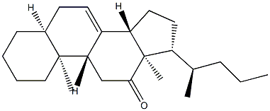 5β-Chol-7-en-12-one结构式