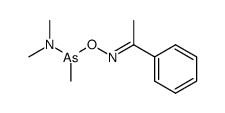 Dimethylamino-1-phenylaethylidenaminooxy-methyl-arsin Structure