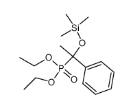 Diethyl-α,α-methyltrimethylsiloxybenzylphosphonat Structure