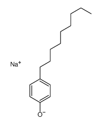 sodium p-nonylphenolate Structure