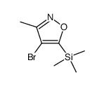 4-bromo-3-methyl-5-trimethylsilanyl-isoxazole Structure
