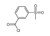 3-methylsulfonylbenzoyl chloride结构式