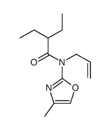 2-ethyl-N-(4-methyl-1,3-oxazol-2-yl)-N-prop-2-enylbutanamide Structure